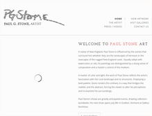 Tablet Screenshot of paulstoneart.com